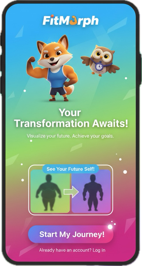 FitMorph App Preview - Your transformation is about to begin